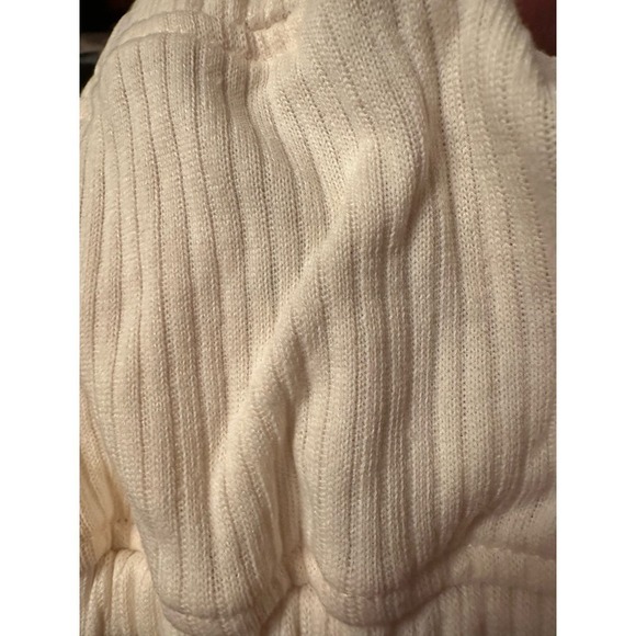 Revolve WeWoreWhat Women's Summer Halter Neck Tie Bra Top Size M Cream N… - Picture 6 of 7